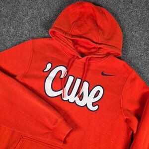 Nike Syracuse Orange Hoodie Mens M Cuse Club Fleece Pullover Sweatshirt M31777